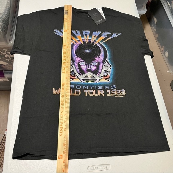 Journey Vintage Inspired Frontiers World Tour 1983 T-Shirt Junk Food Medium E - Picture 3 of 6